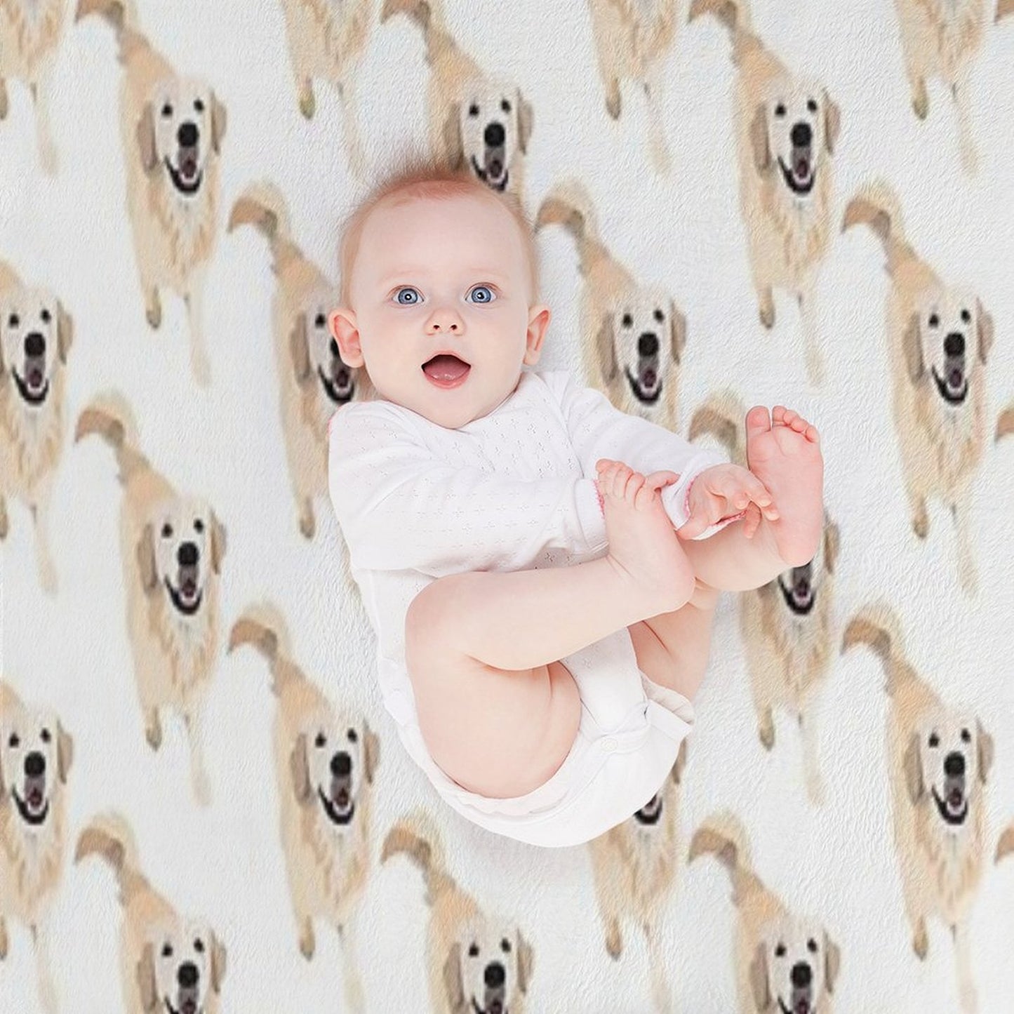Golden Retriever Doggo Quick-dry Throw Blanket