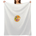 Artist Paint Palette Multi-functional Throw Blanket