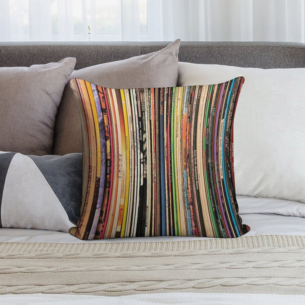 Record Collector Soft Ultra-Soft Texture Throw Pillow