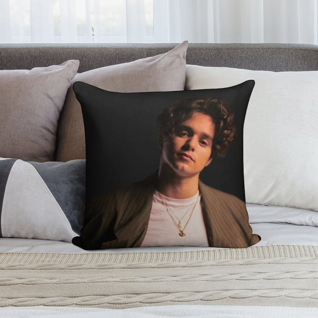 Bradley Simpson Soft Decorative Cover Throw Pillow