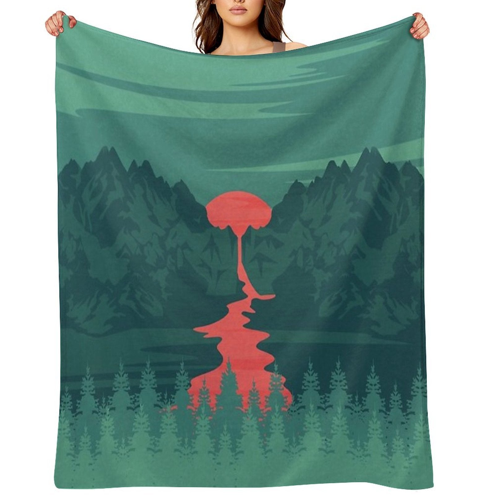 The Red River Durable Throw Blanket