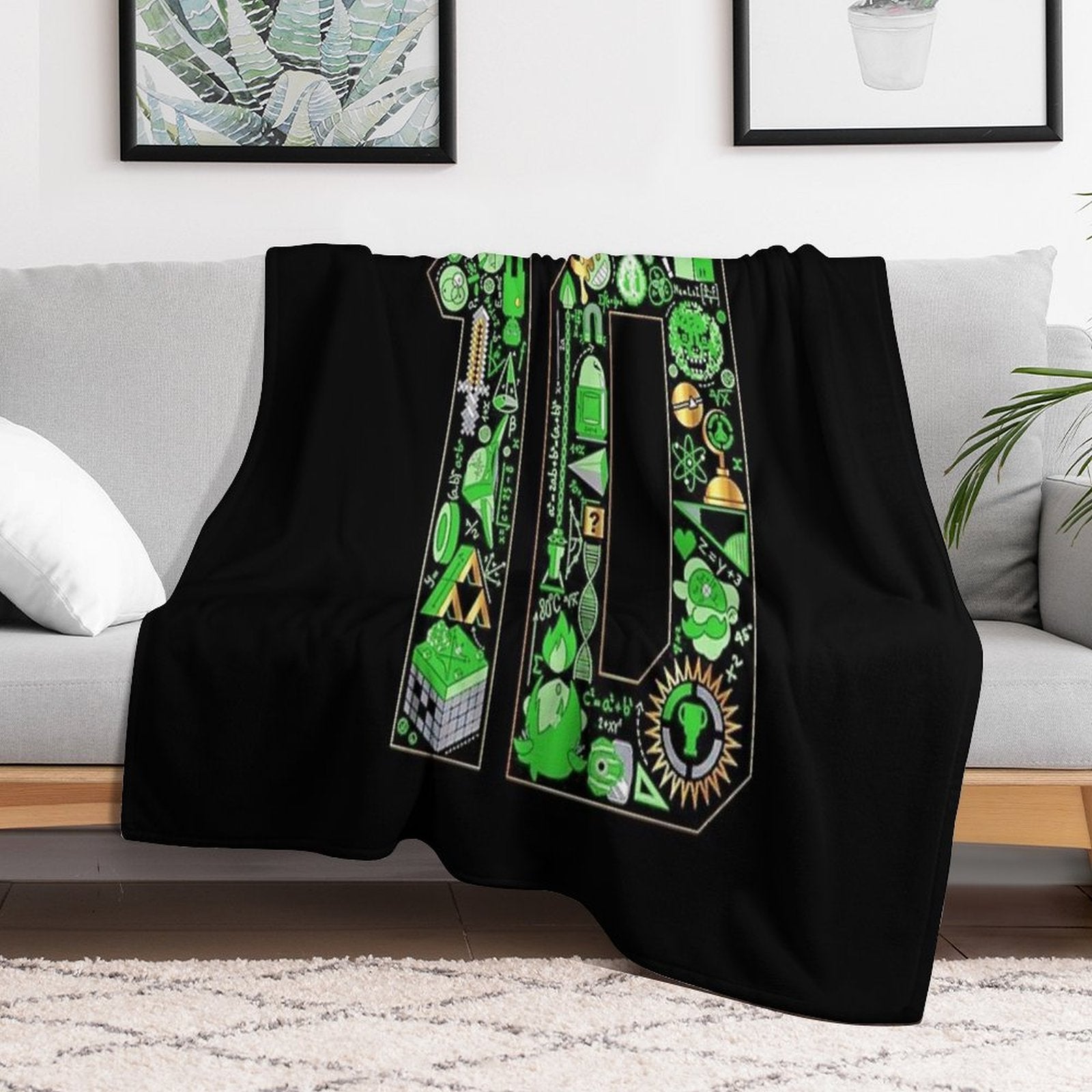 Game Theory 10th Anniversary Easy Care Throw Blanket