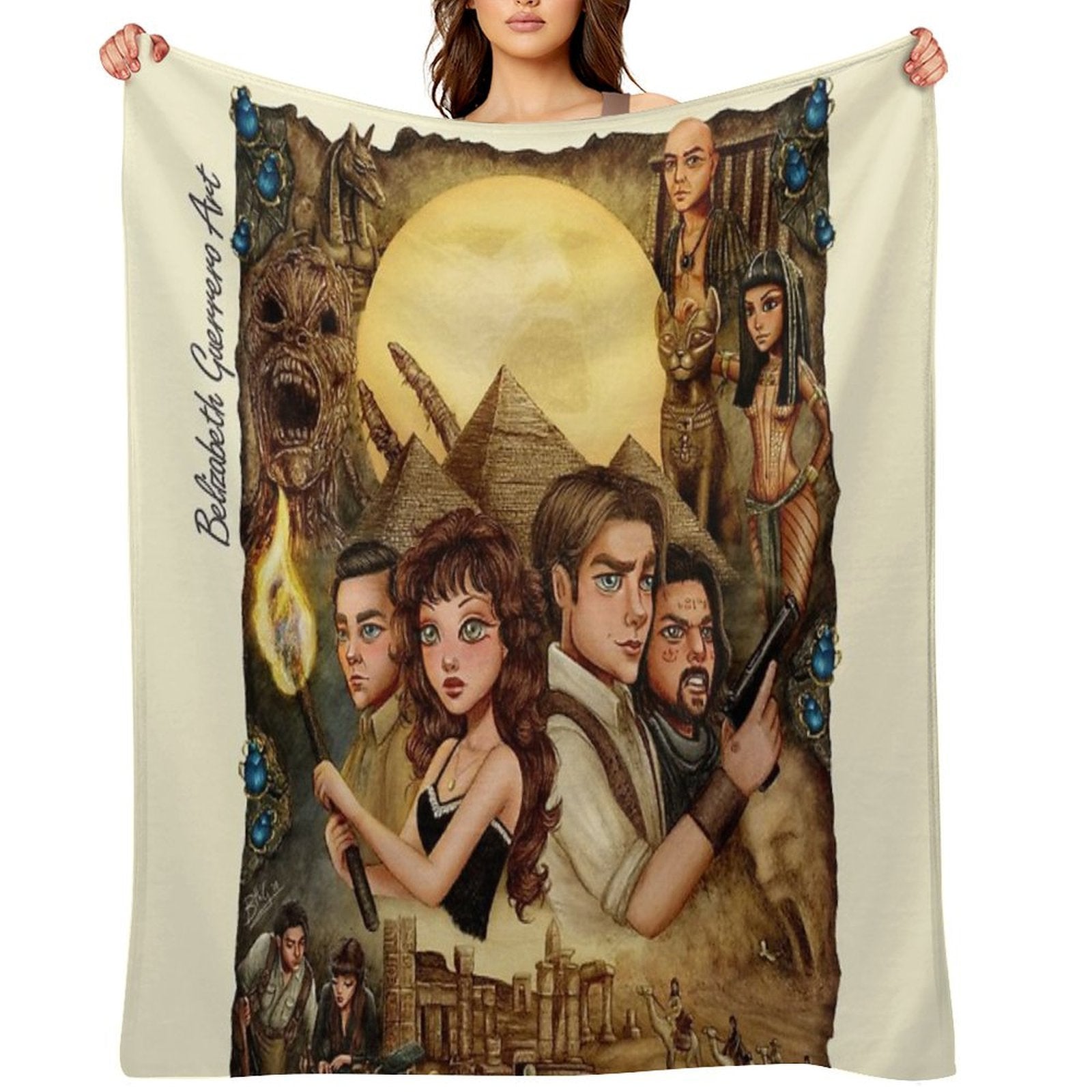 The Mummy Travel-friendly Throw Blanket