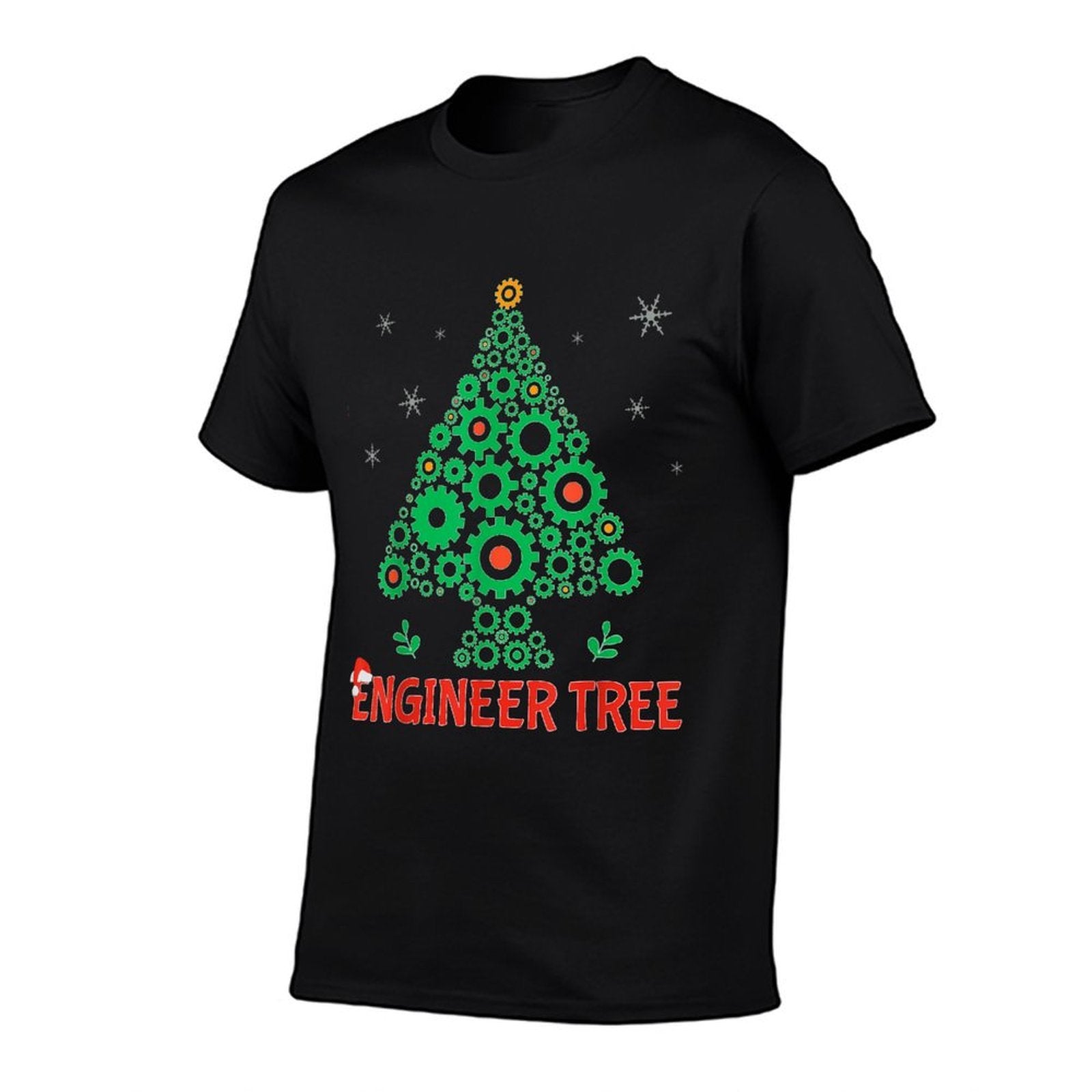 Christmas Engineer Tree  Mechanical Engineering Gift  Eco-friendly Material T-Shirt