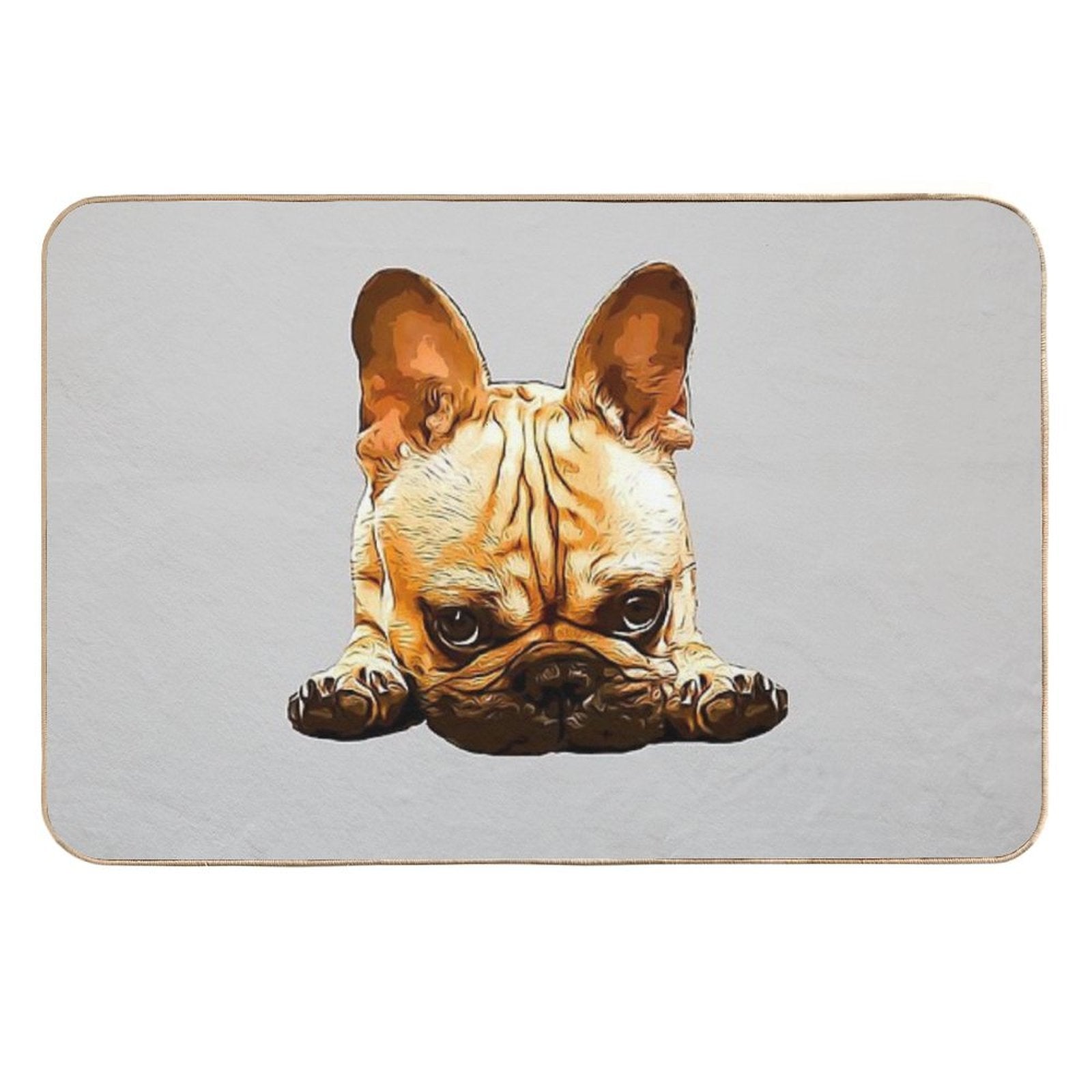 French Bulldog Puppy Cute  Slip-Resistant Bath Mat