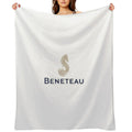 Beneteau Yachts Logo Fishing Versatility Throw Blanket