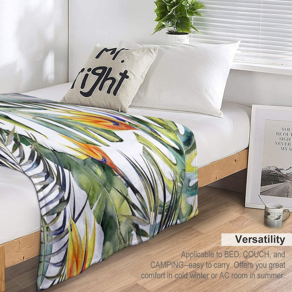 TROPICAL GARDEN Compact Throw Blanket