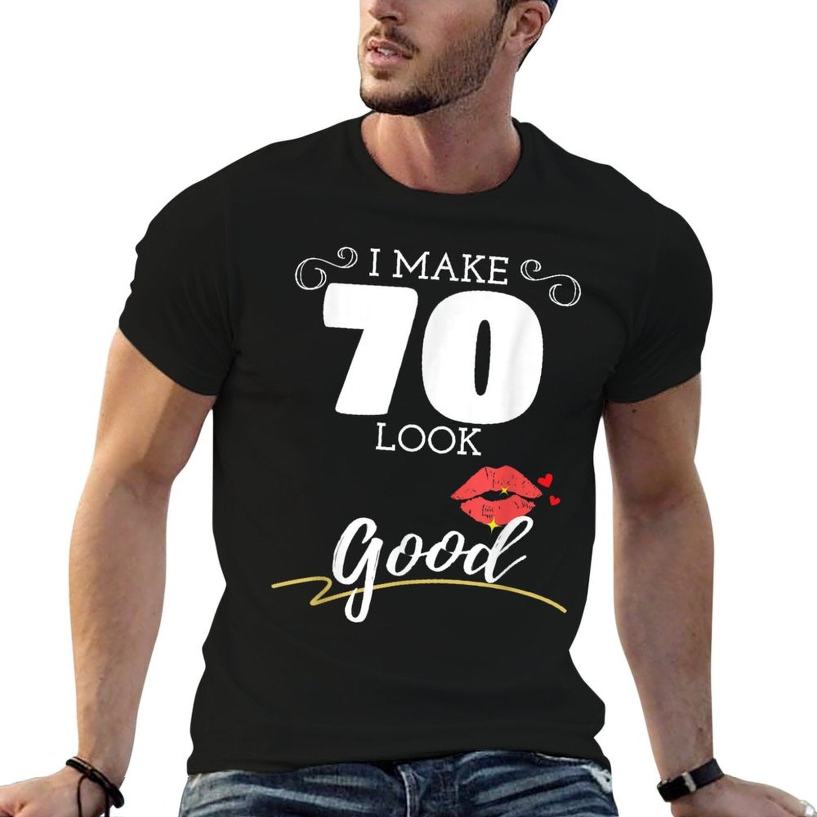 I Make 70 Look Good Womens 70th Birthday  Eco-friendly Material T-Shirt