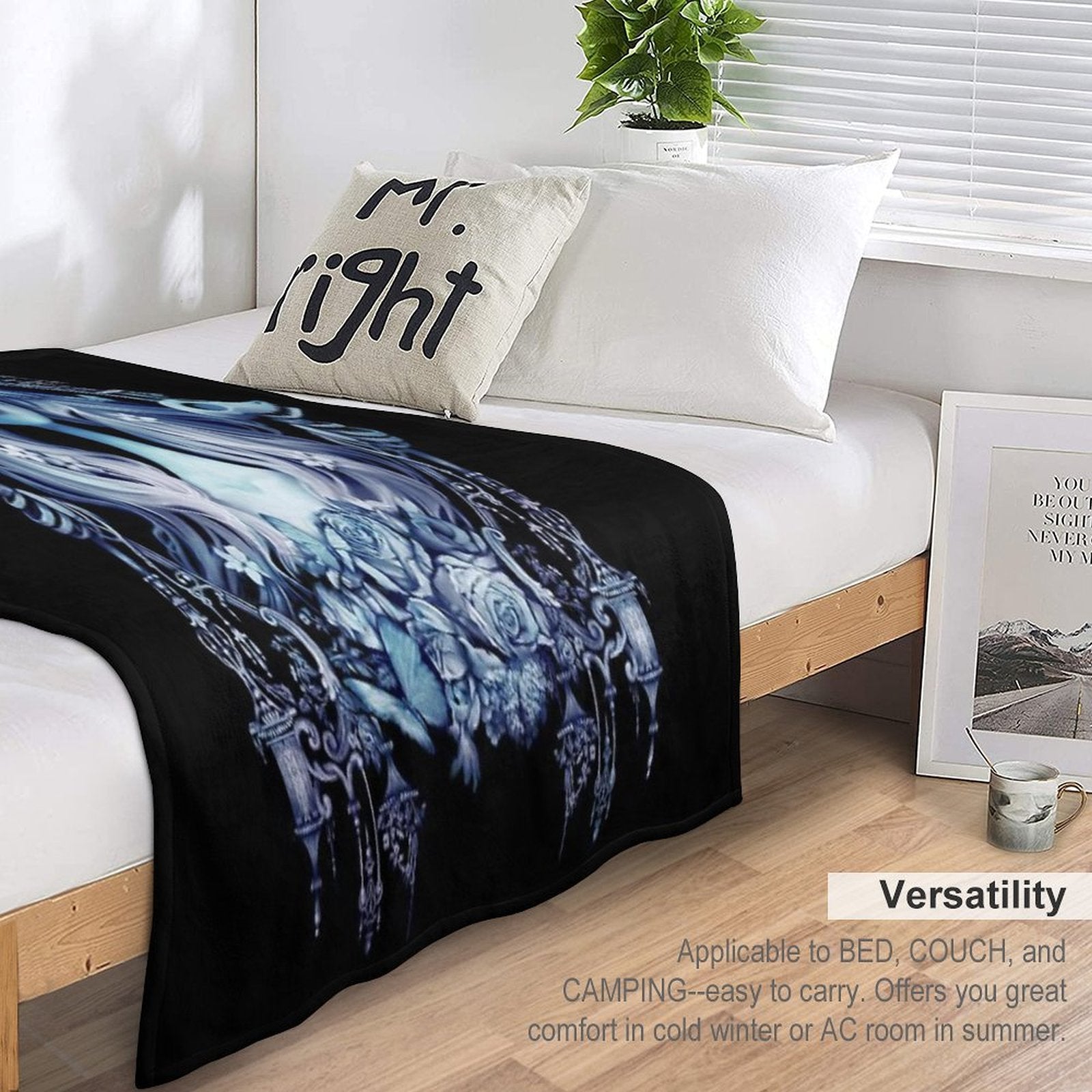 Wedding in The Night Plush Throw Blanket