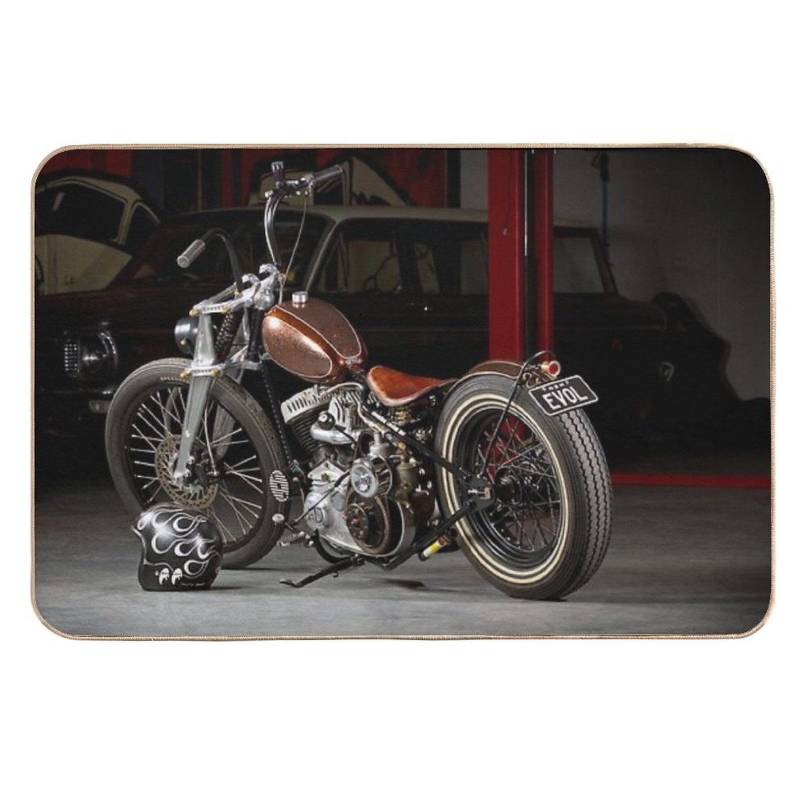 Evolution 1940 WL Harley  Slip-Resistant Bath Mat