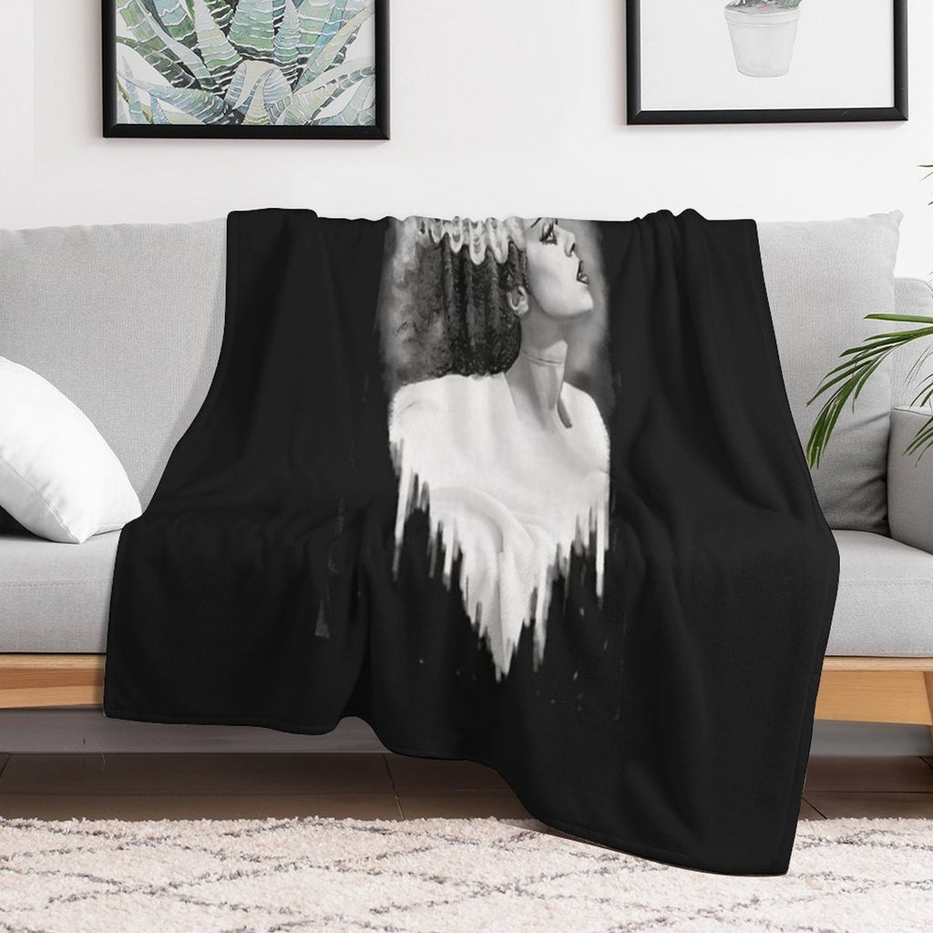 Bride of Frankenstein Travel-friendly Throw Blanket