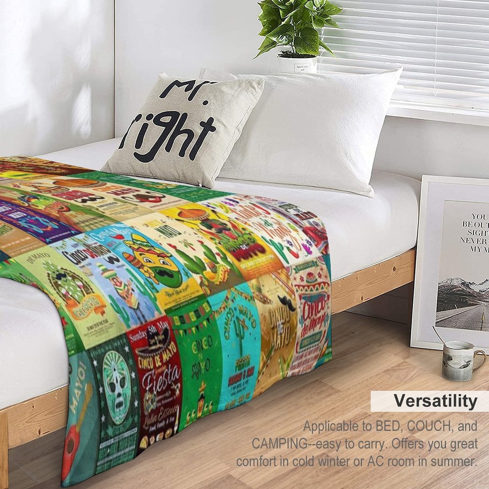 Cinco De Mayo Gift-ready Throw Blanket