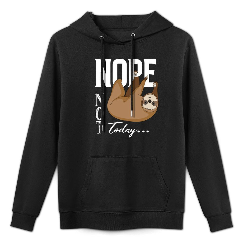 Nope T-shirt - Funny Nope Not Tshirt - Minimalist Sloth Nope Sweatshirt Breathable Fabric Hoodie