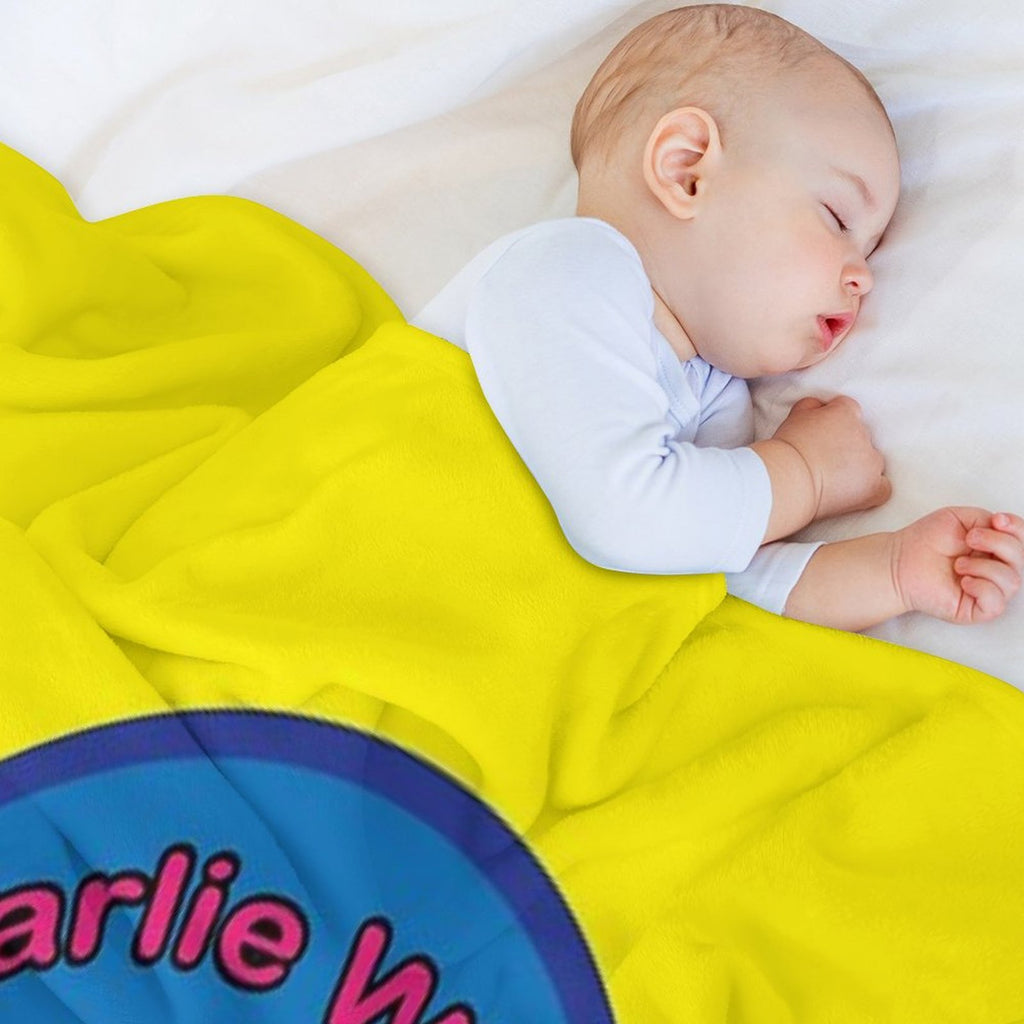 Charlie Waffles! Gift-ready Throw Blanket