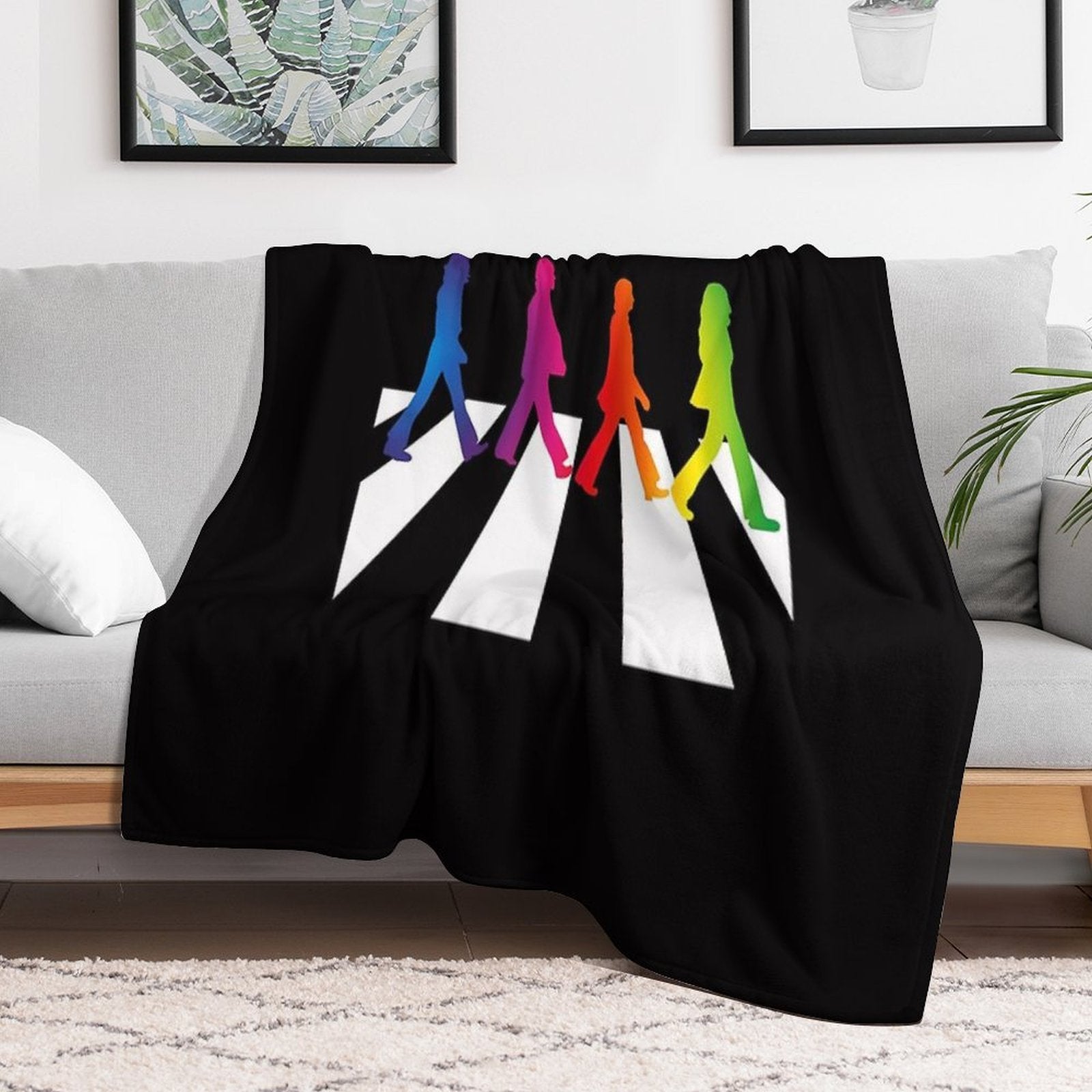 Logo Beatles Travel-friendly Throw Blanket