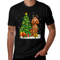 Irish Setter Dog Lover Xmas Lighting Irish Setter Christmas for Men Women Kids  Durable T-Shirt