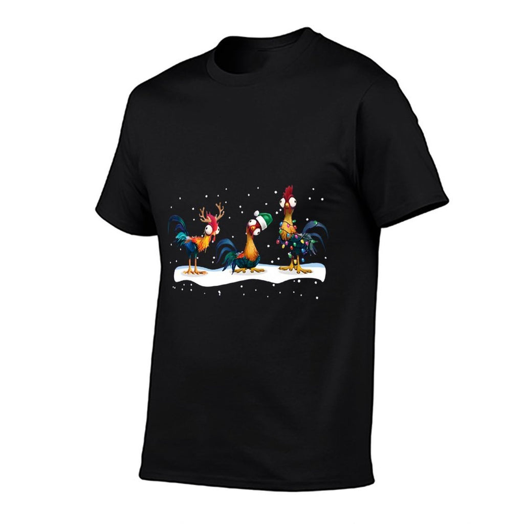 Hei Hei Chicken Christmas  Easy-care T-Shirt