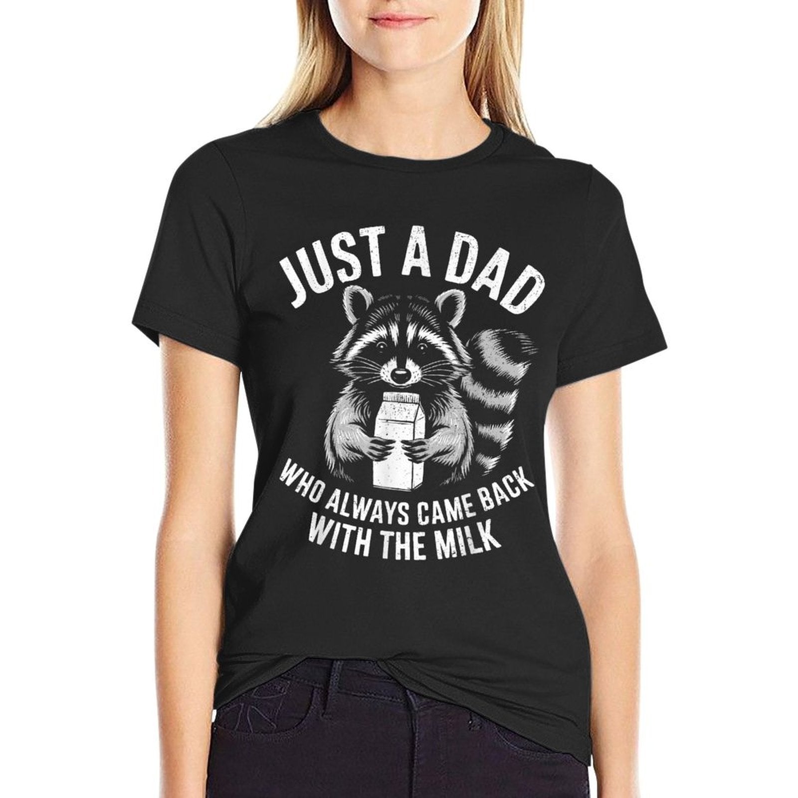 Just A Dad Who Always Came Back Funny Father's Day for Dad  Classic T-Shirt