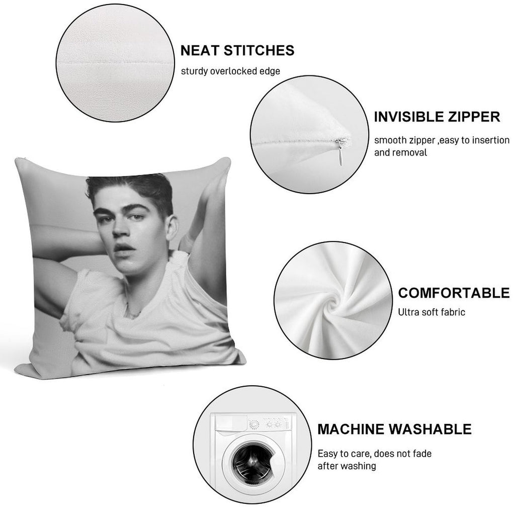 Hero Fiennes Tiffin Hardin Scott Soft Bedroom Essential Throw Pillow