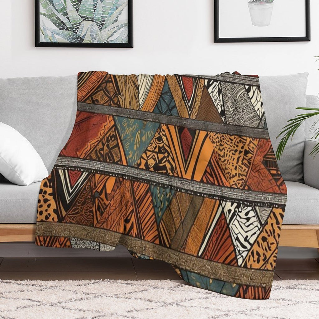 Africa Vibes Comfort Throw Blanket