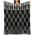 Chess Fan, Chess Player, Grand Master of Chess - White Shrink-resistant Throw Blanket