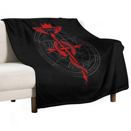 Alchemist Flamel Machine-washable Throw Blanket