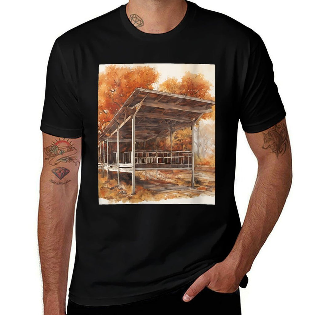 Fall Twilight Detailed Blueprint  Classic T-Shirt