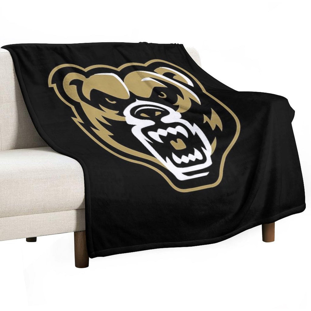 Oakland Golden Grizzlies Premium Throw Blanket