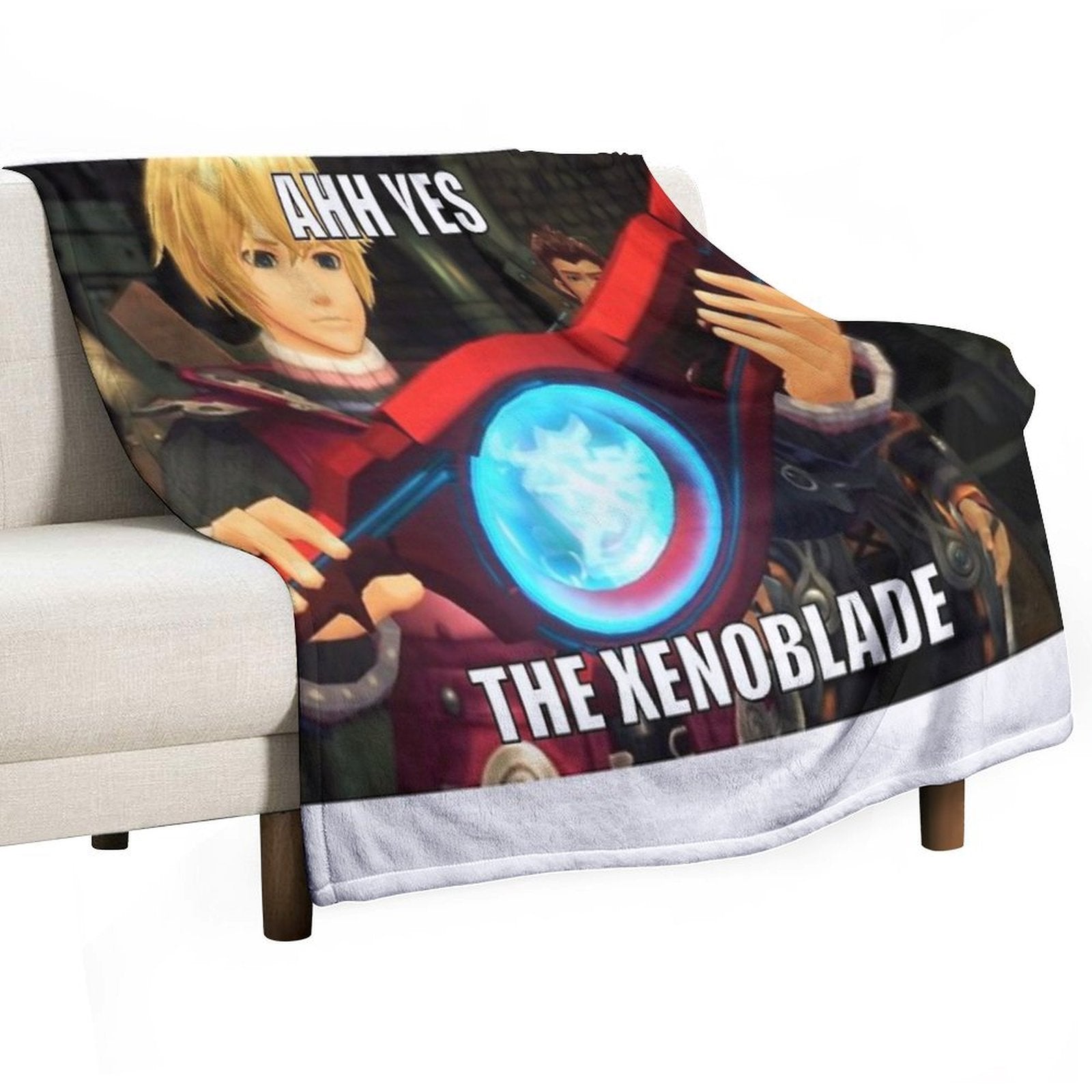 Ahh Yes, The Xenoblade Easy Care Throw Blanket
