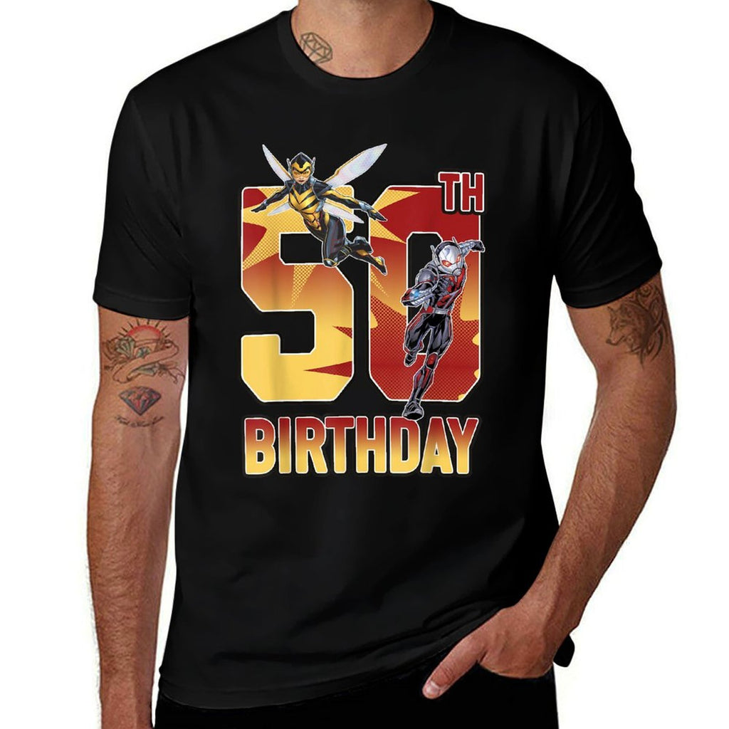 Marvel Comics Avengers Ant-Man & The Wasp 50th Birthday  Odor-resistant T-Shirt