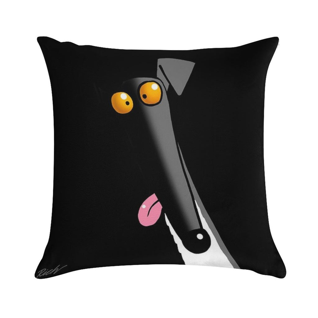 Derp in The Dark Soft Bedroom Essential Throw Pillow