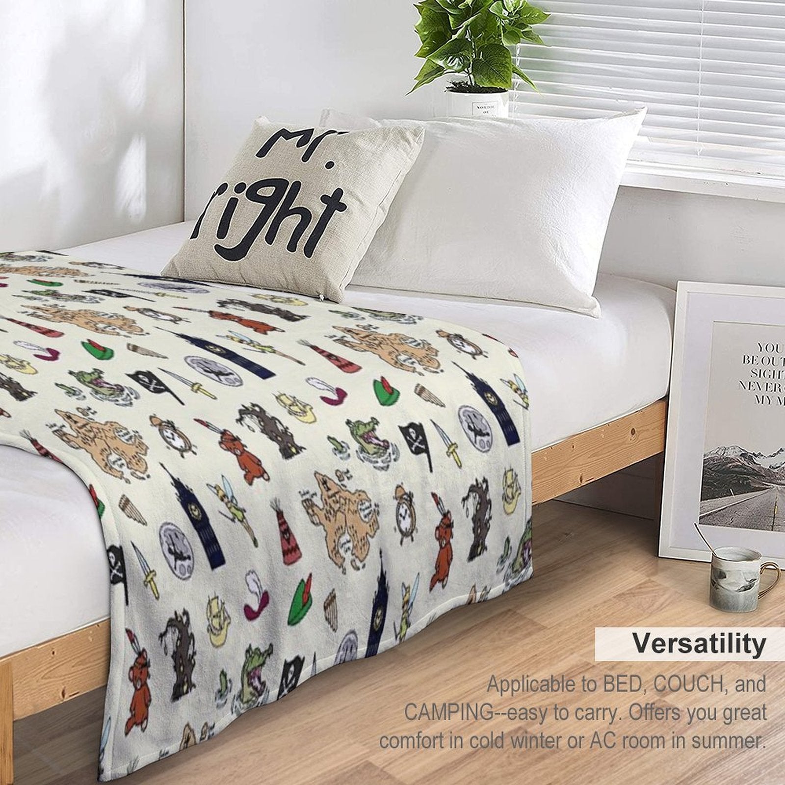 Peter Pan Gift-ready Throw Blanket