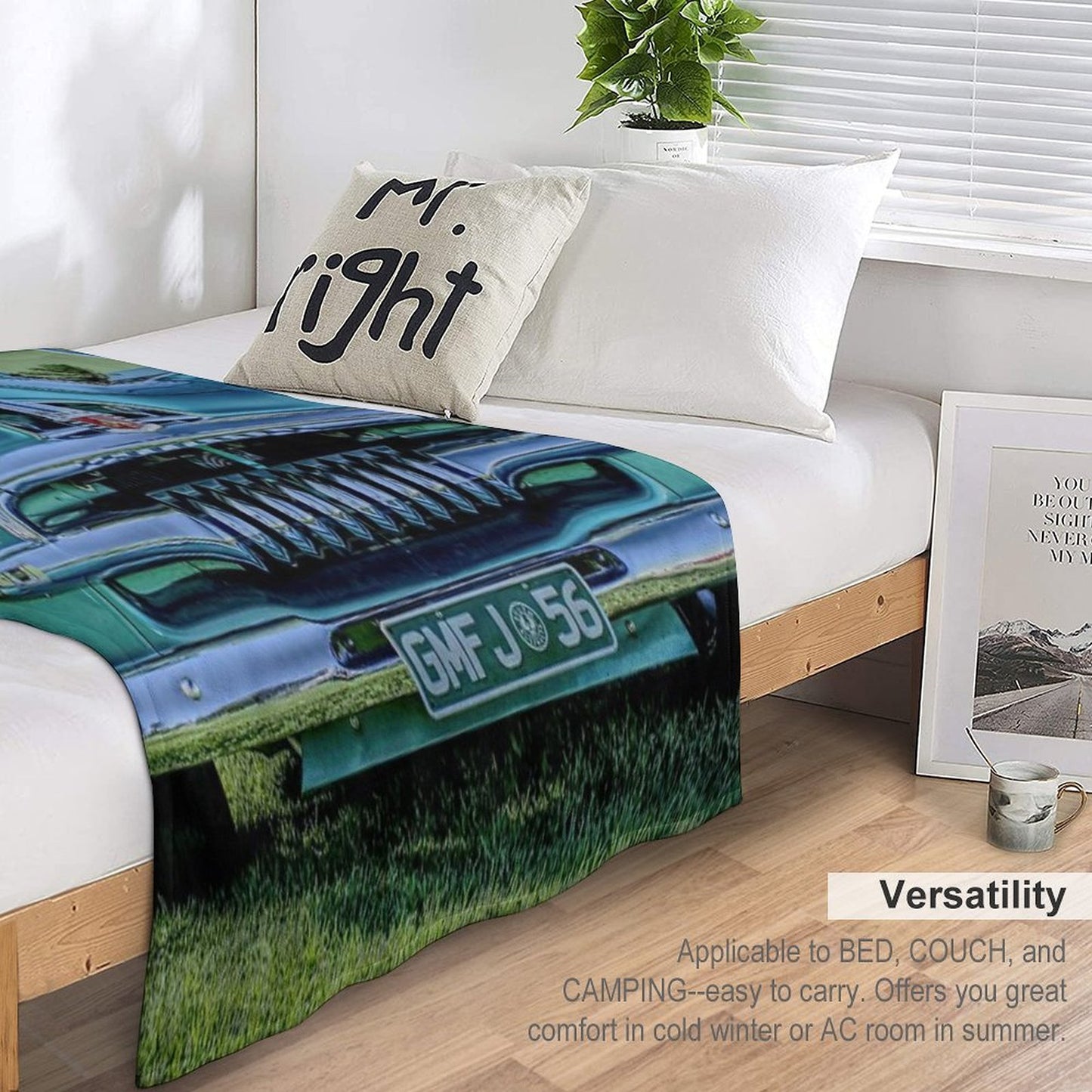 Modified FJ Holden at Wigley Reserve Premium Throw Blanket