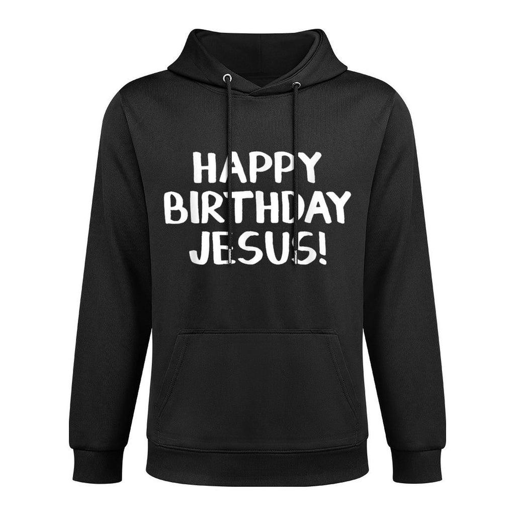 Happy Birthday Jesus Medium-Weight Fabric Hoodie