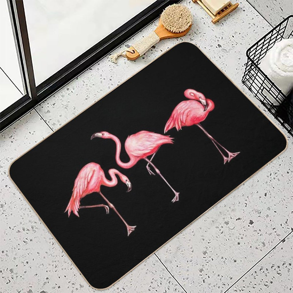 Flamingo  Easy To Clean Bath Mat