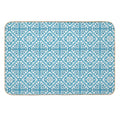 Watercolor Blue  Toxin-Free Bath Mat