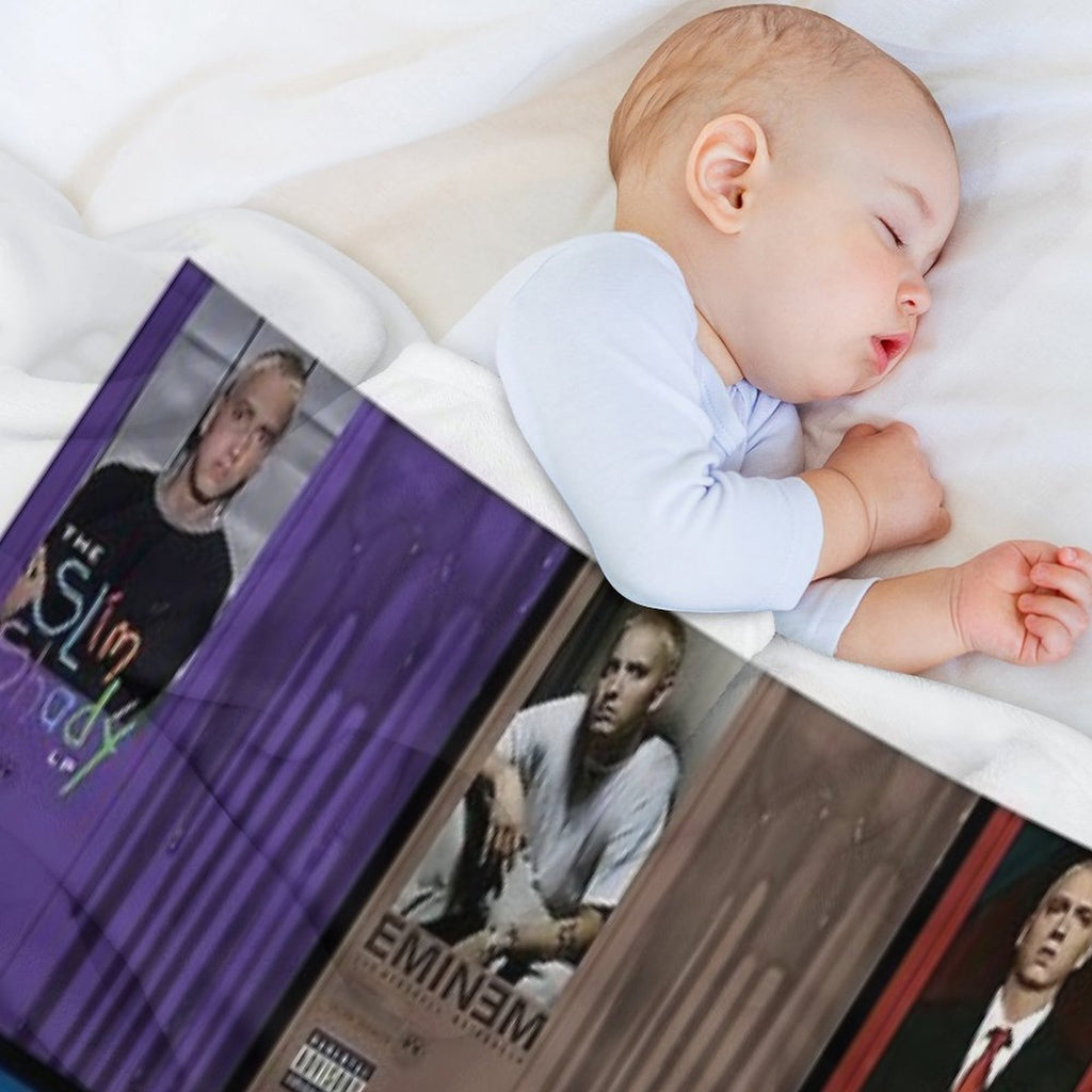 Collage Album Rapper Travel-friendly Throw Blanket