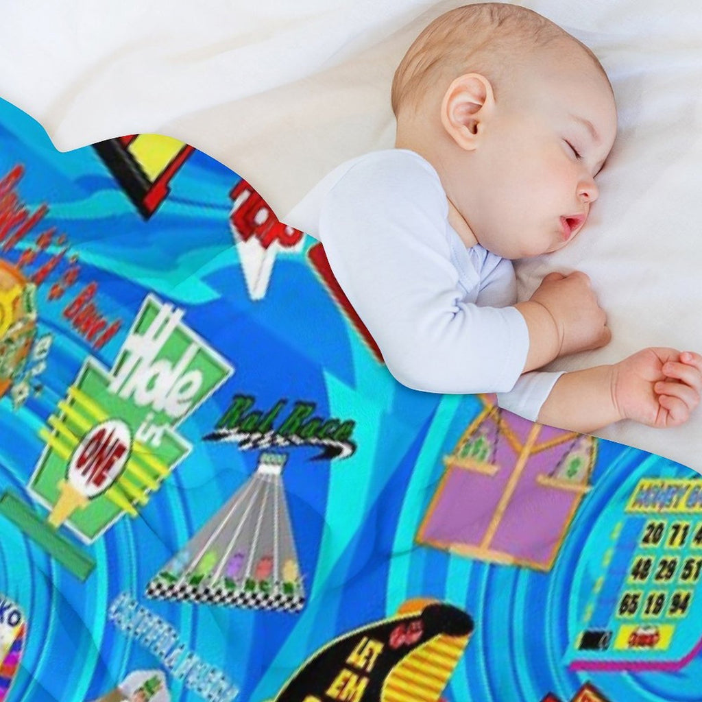 TV Game Show Contestant - TPIR (The Price Is...) Gift-ready Throw Blanket