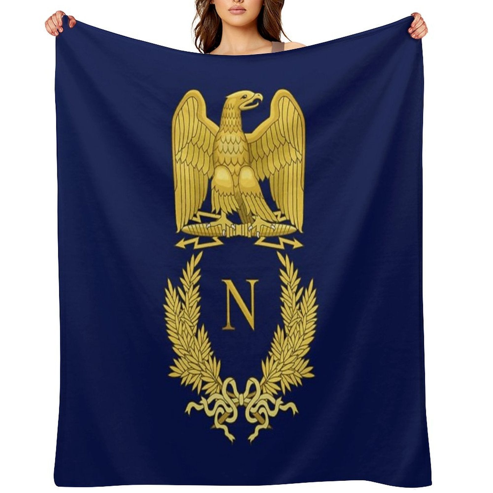 Emblème De Napoléon Bonaparte Versatility Throw Blanket