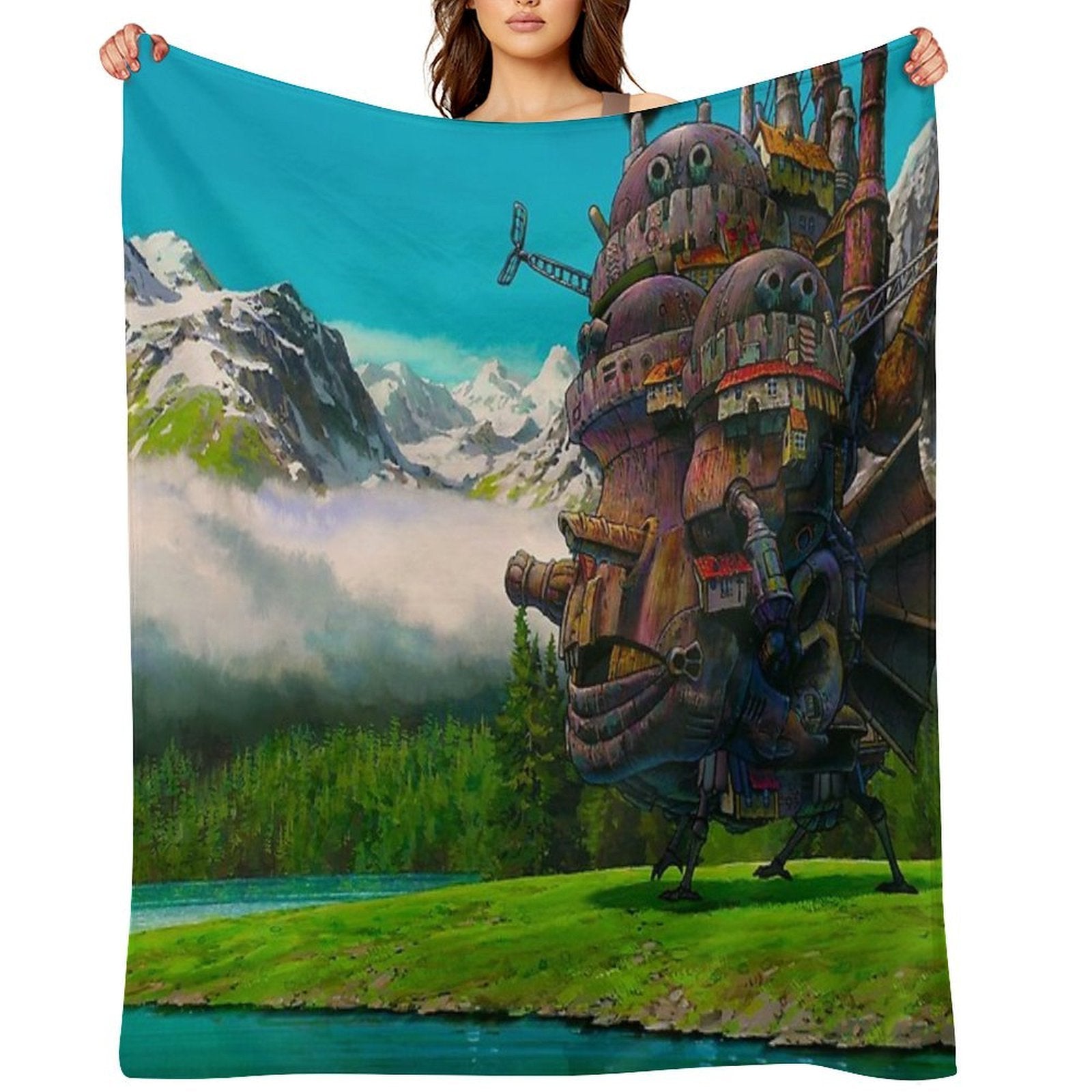 Stop at Star Lake Easy Care Throw Blanket