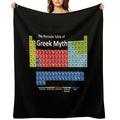 Periodic Table of Greek Mythology Sustainable Throw Blanket