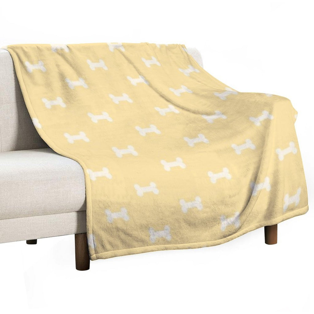 Blue Dog Bed Blanket Plush Throw Blanket