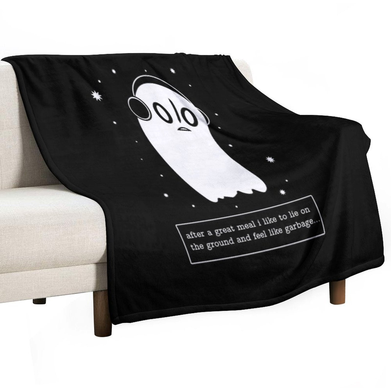 Undertale The Napstablook Way Premium Throw Blanket