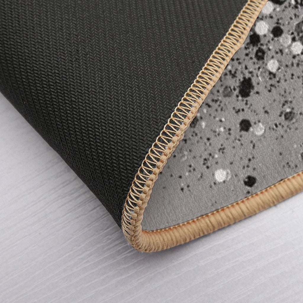 Silver Gray Glam #1 #decor #art (Photo of Glitter Only - Not Reflective)  Slip-Resistant Bath Mat