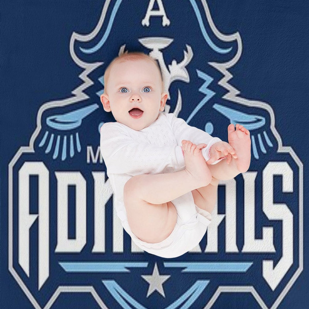 Cool Admirals Icon Easy Care Throw Blanket