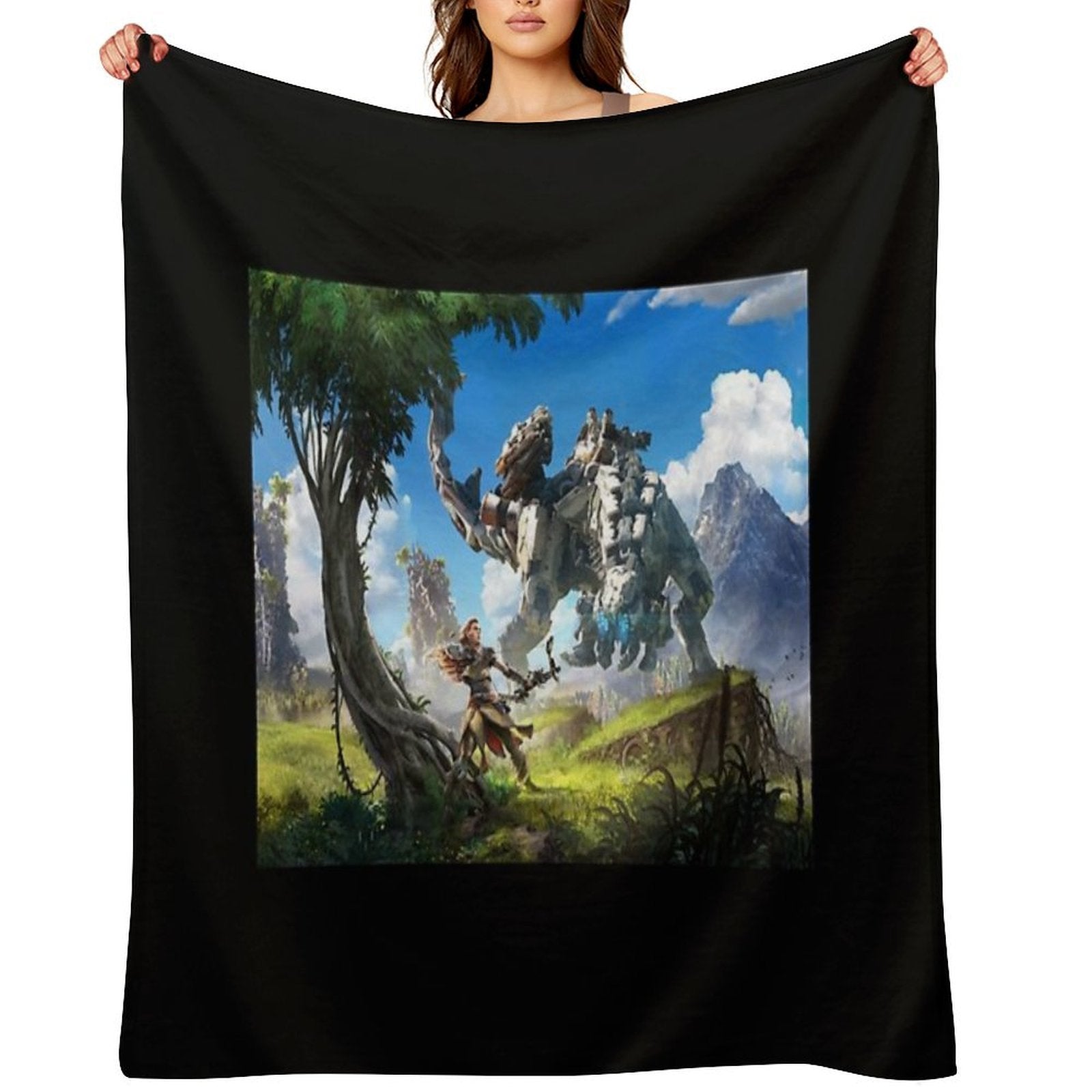 Horizon Game Zero Dawn Forbidden West All-season Throw Blanket