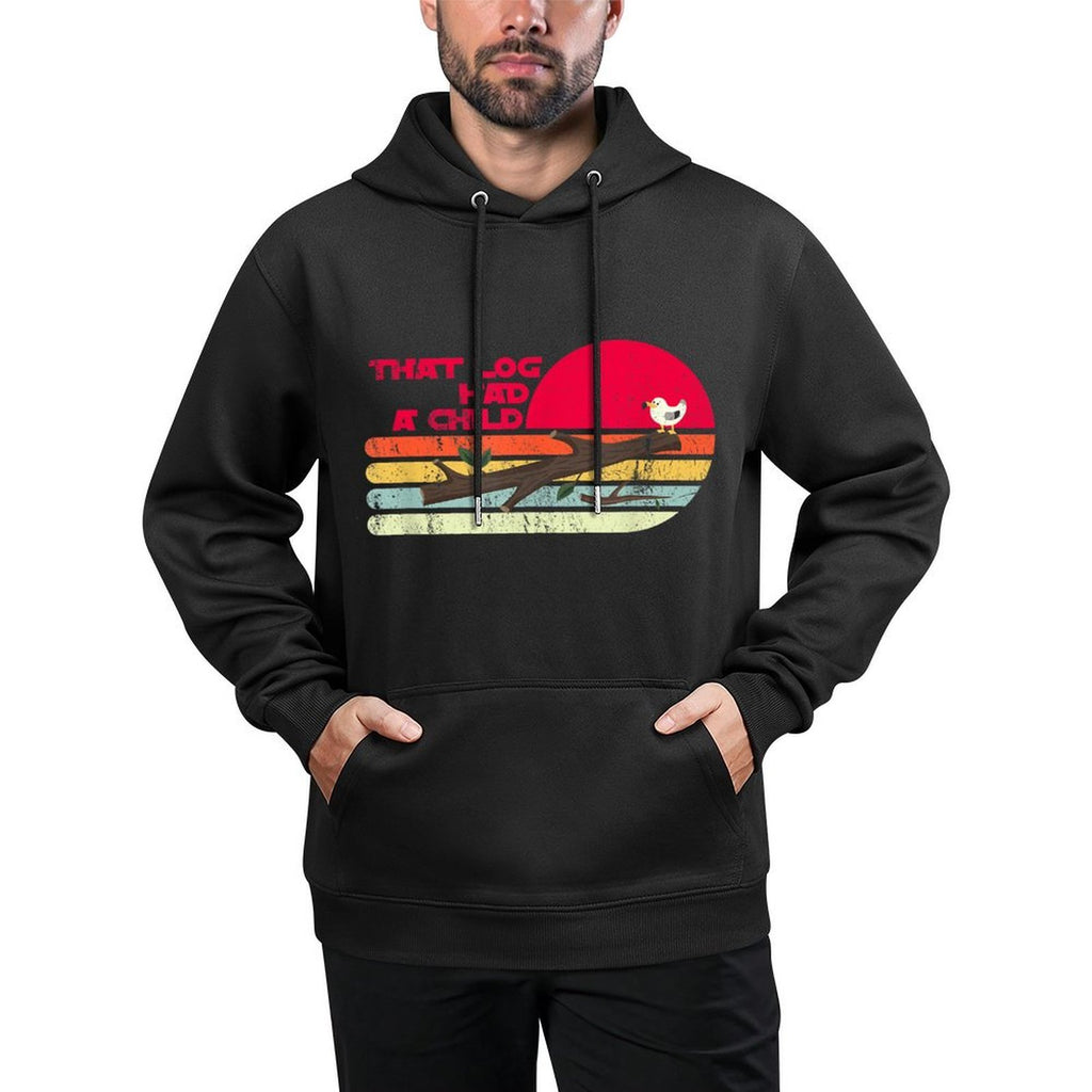 Seagulls That Log Had A Child Dank Meme Stop It Now Dad Joke Medium-Weight Fabric Hoodie