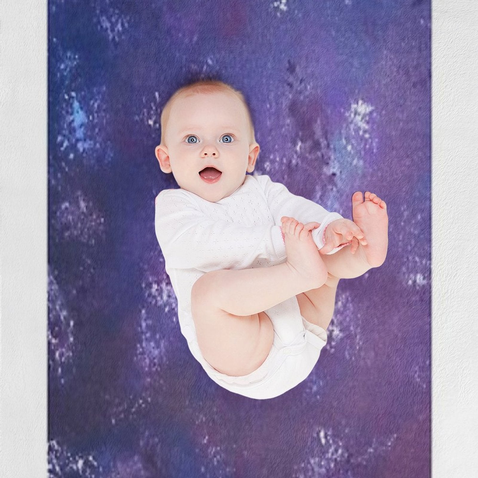 Another Take on Time And Space Velvety-soft Throw Blanket