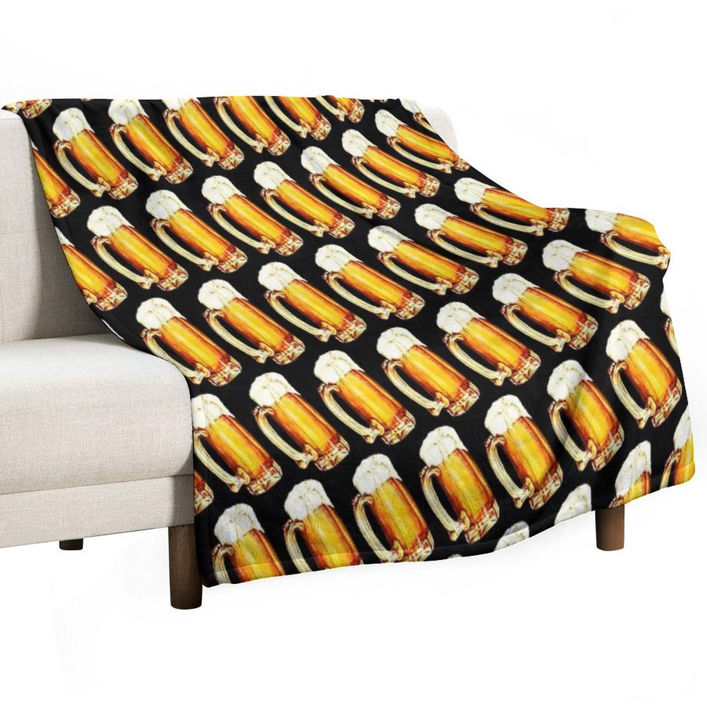 Bier Pattern Comfort Throw Blanket