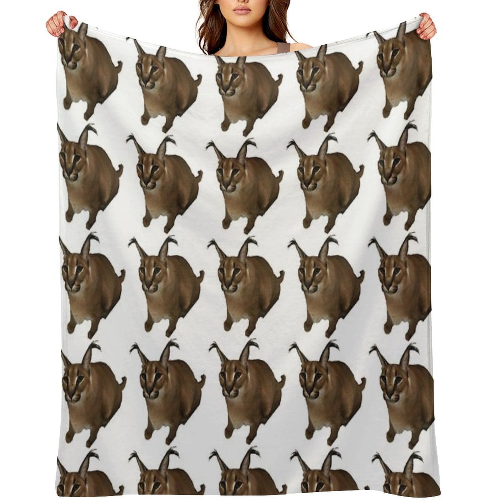 Floppa Gift-ready Throw Blanket